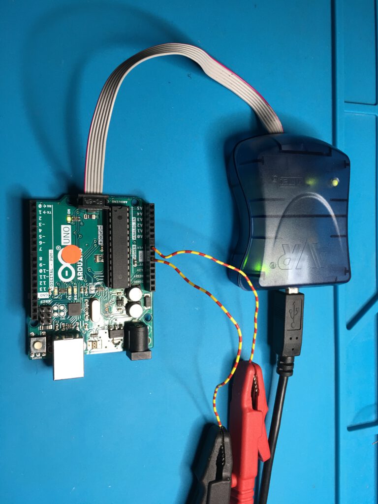Setup of mkII and Arduino board 